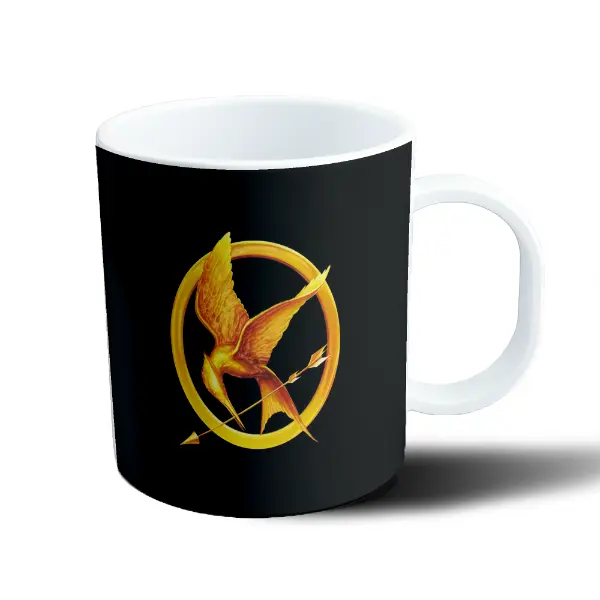 Taza de Plástico Juegos del Hambre Sinsajo Dorado