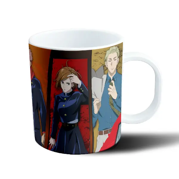 Taza de Plástico Jujutsu Kaisen Yuji Itadori y Personajes