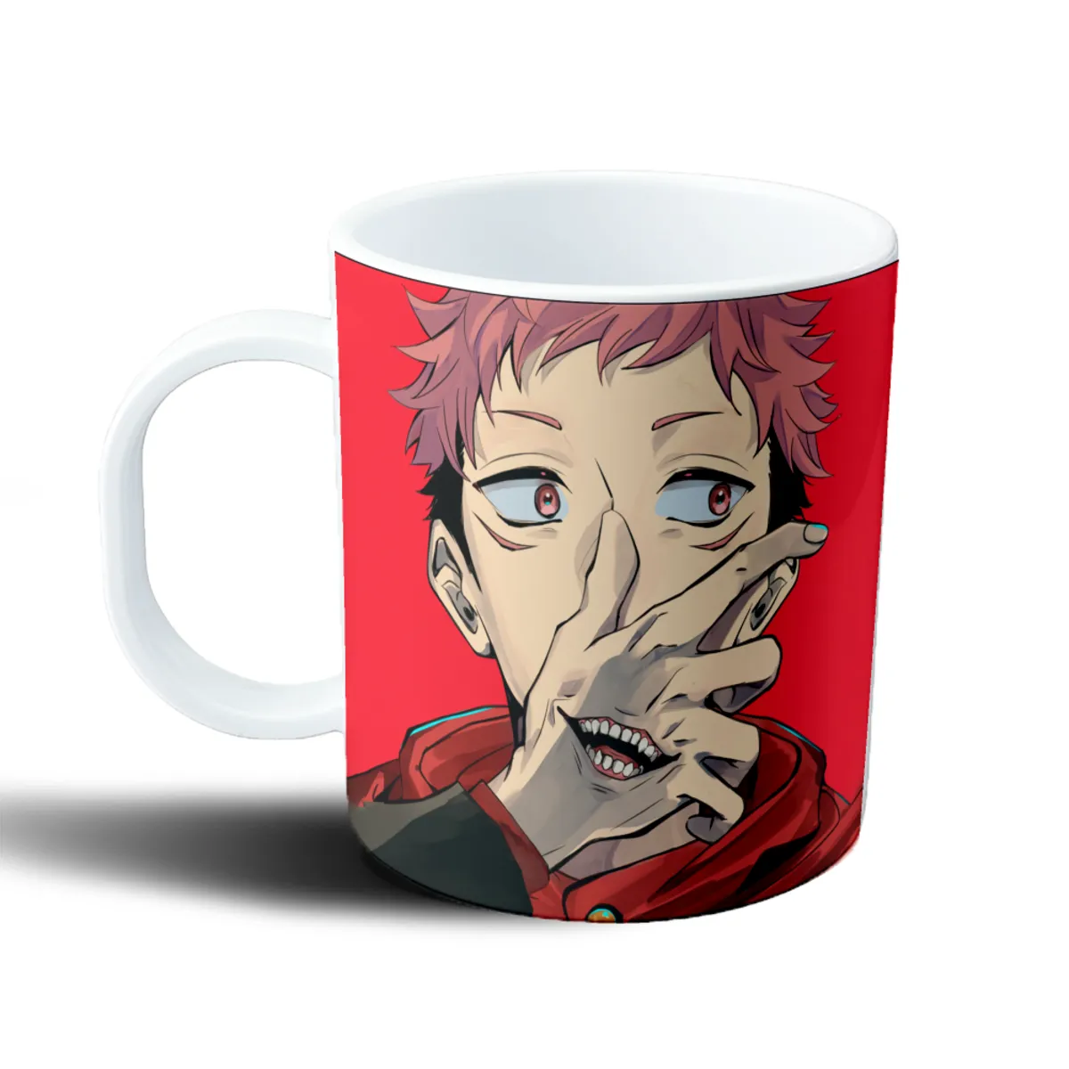 Taza de Plástico Jujutsu Kaisen Yuji Itadori Boca Dentada - vista 2