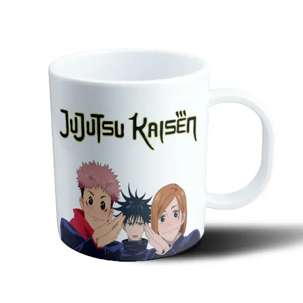 Taza de Plástico Jujutsu Kaisen Yuji Megumi Nobara