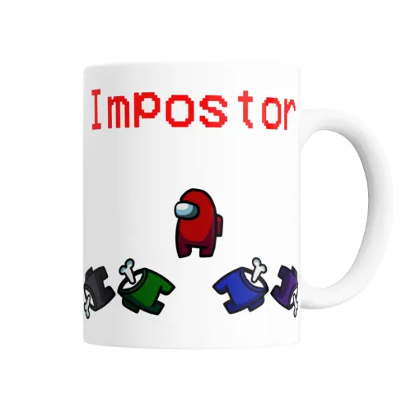 Taza de Cerámica Among Us Impostor Tripulantes Eliminados