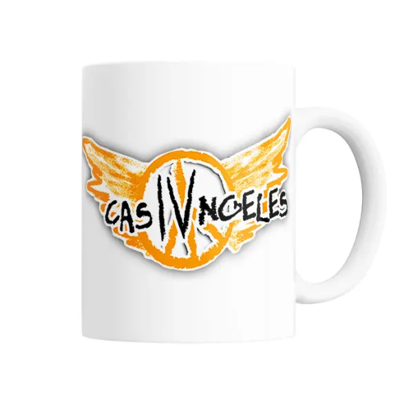 Taza de Cerámica Casi Angeles Logo con Alas