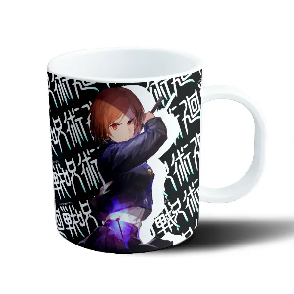 Taza de Plástico Jujutsu Kaisen Nobara Kugisaki Técnica Maldita