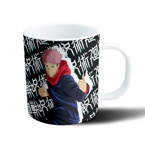 Taza de Plástico Jujutsu Kaisen Yuji Itadori Jujutsu