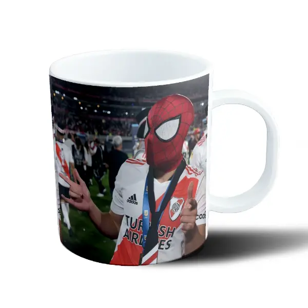 Taza de Plástico Julian Alvarez Spiderman Hombre Araña