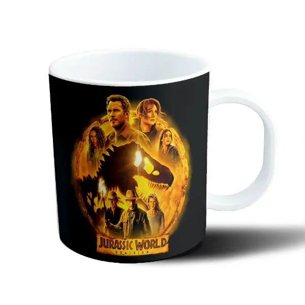 Taza de Plástico Jurassic Park Dominion Póster