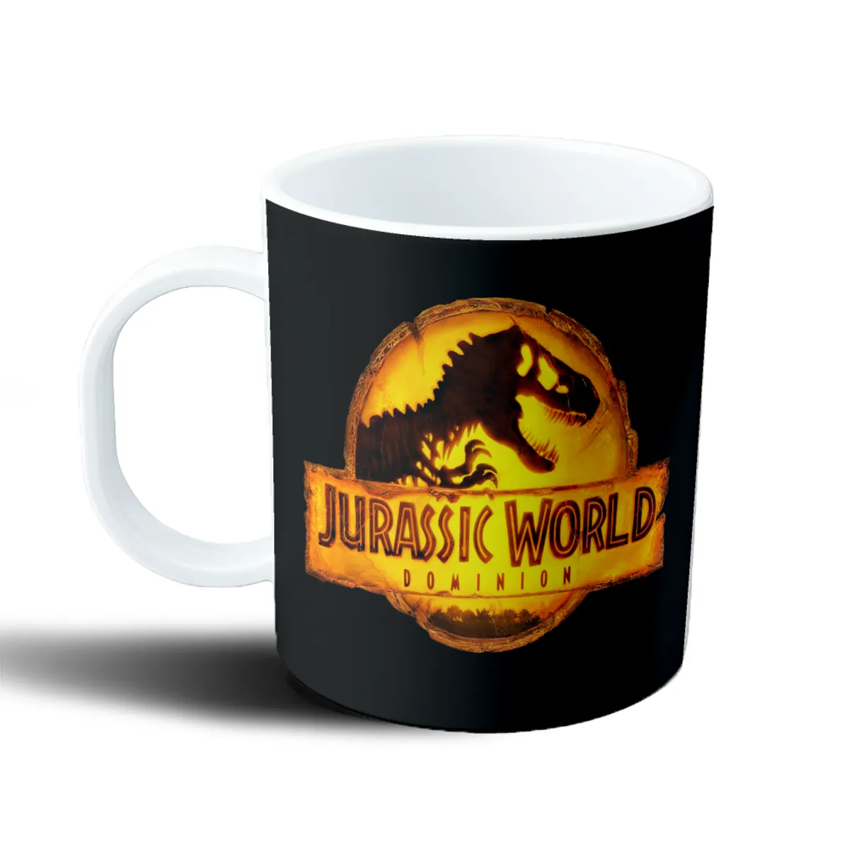 Taza de Plástico Jurassic Park Jurassic World Dominion Logo - vista 2