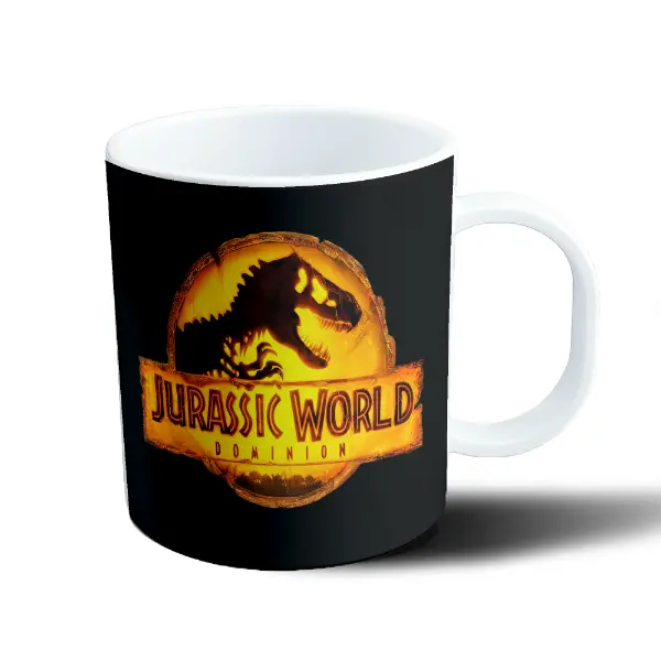 Taza de Plástico Jurassic Park Jurassic World Dominion Logo
