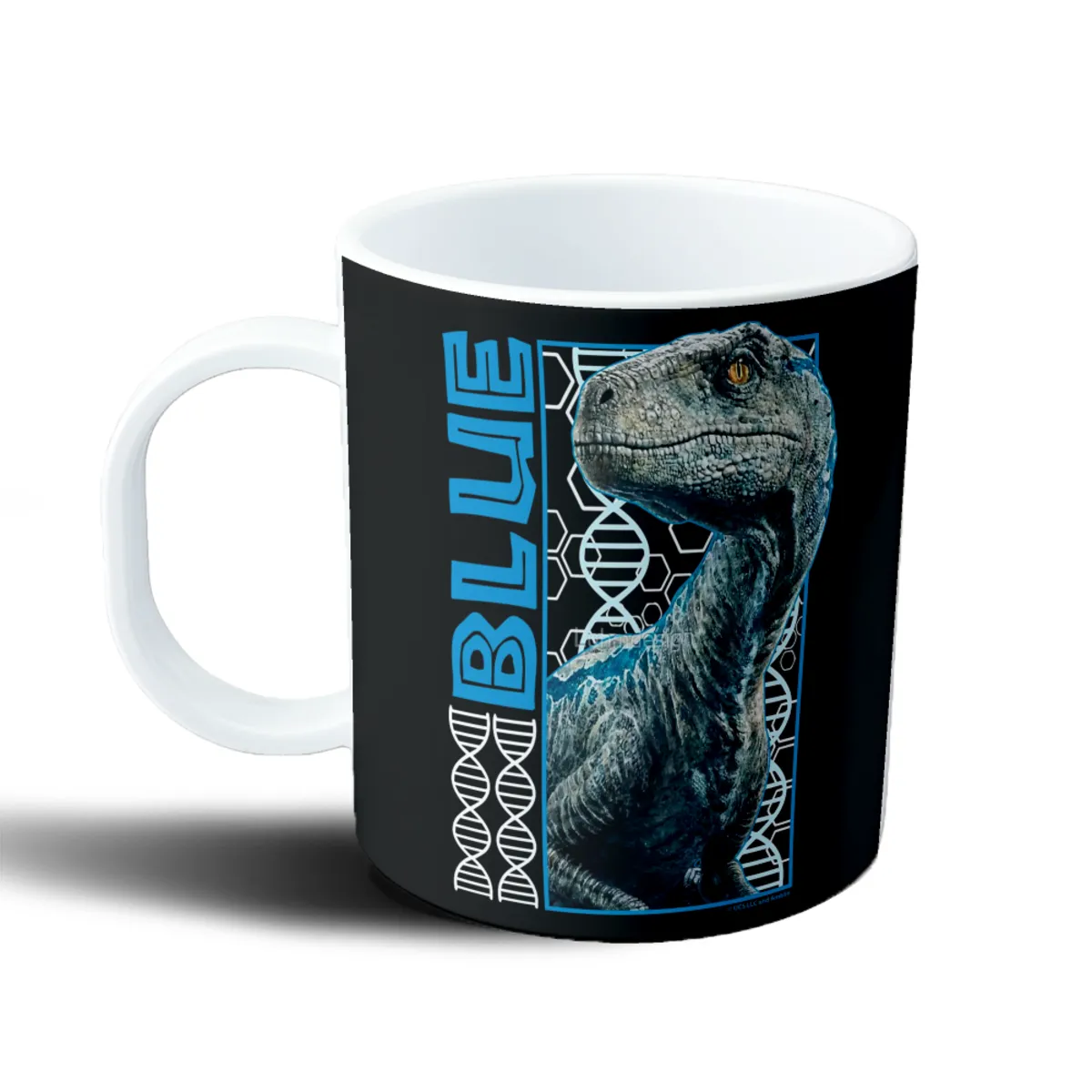 Taza de Plástico Jurassic Park Blue Velociraptor - vista 2