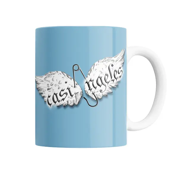 Taza de Cerámica Casi Angeles Alas y Alfiler