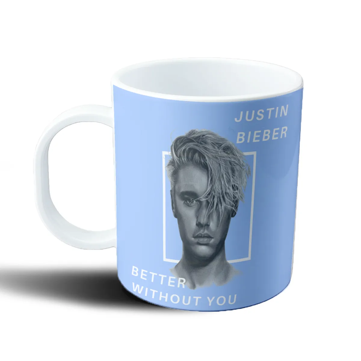 Taza de Plástico Justin Bieber Better Without You - vista 2