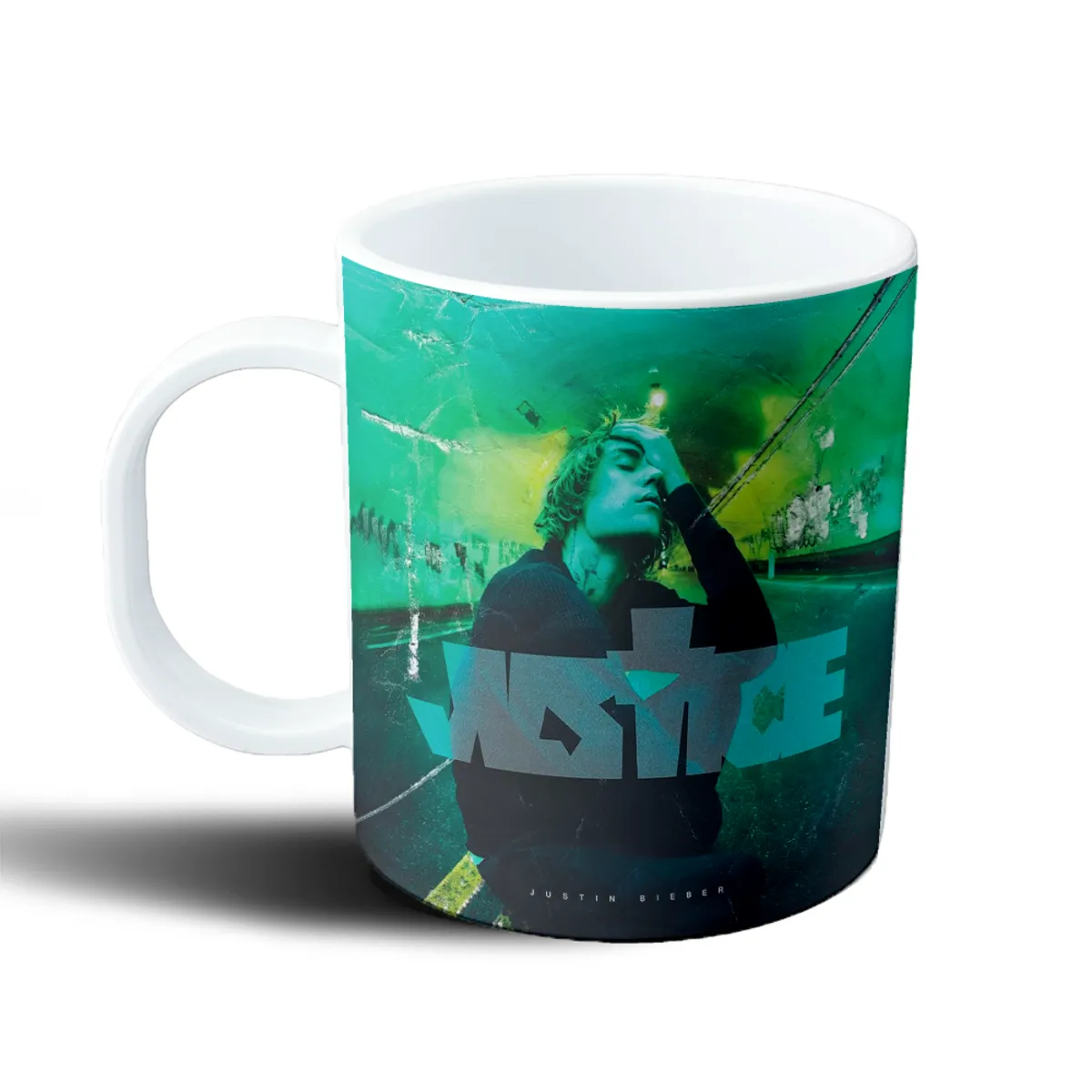 Taza de Plástico Justin Bieber Justice Verde - vista 2