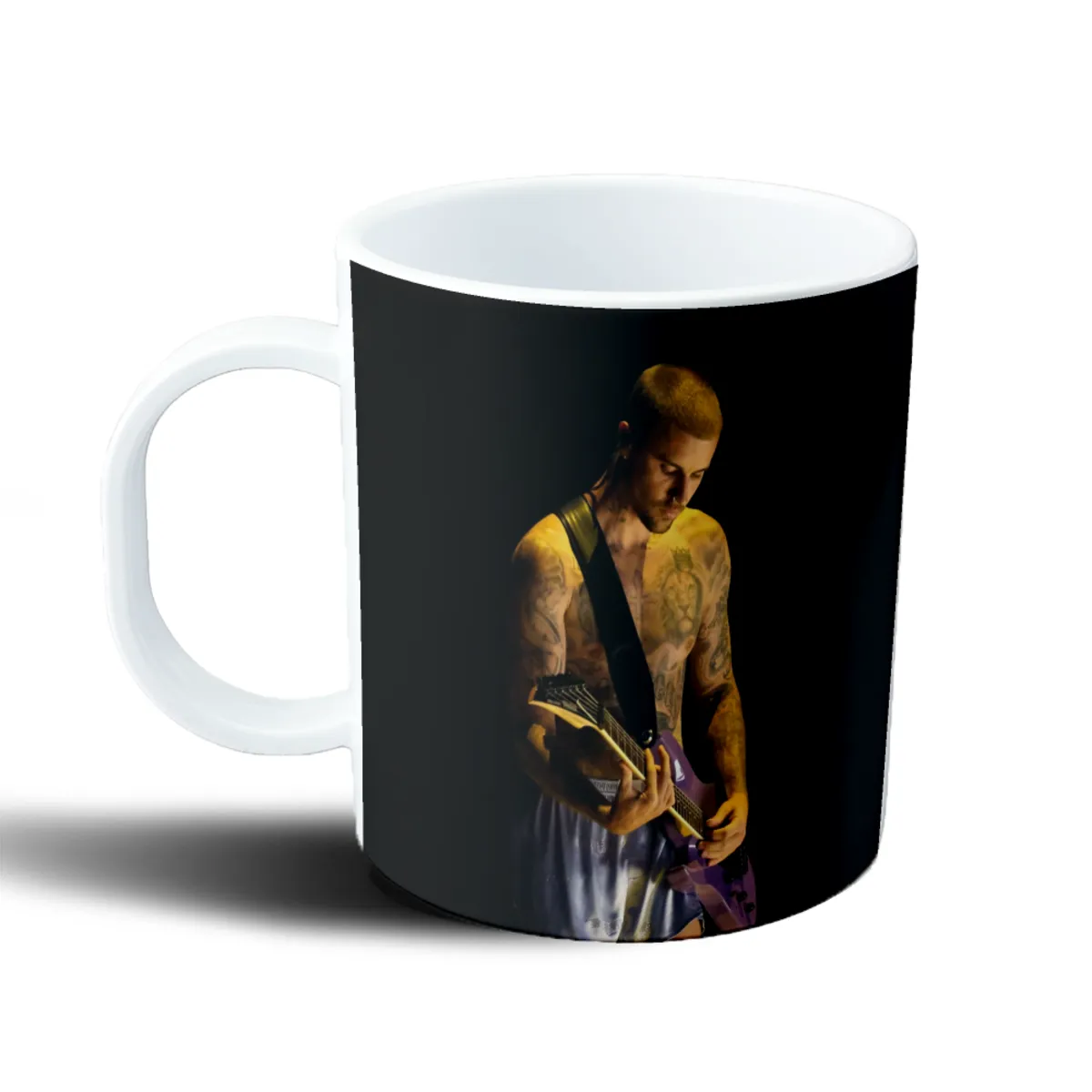 Taza de Plástico Justin Bieber Guitarrista - vista 2