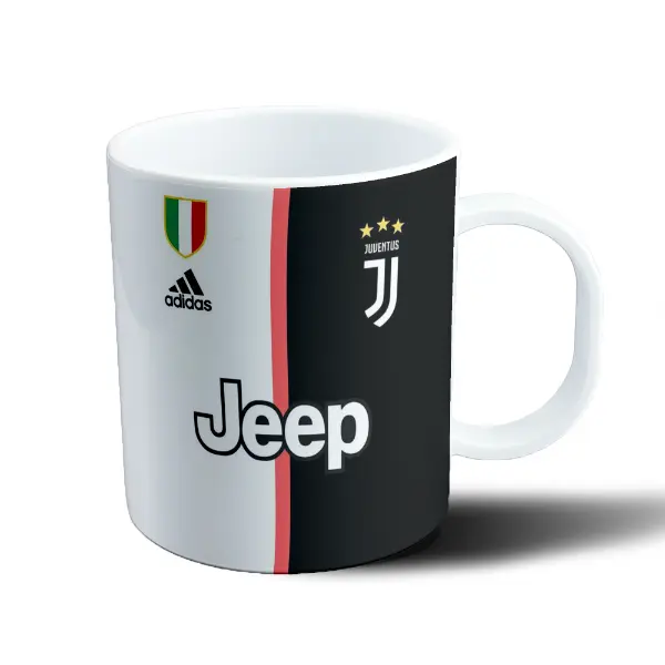 Taza de Plástico Juventus Camiseta Local Jeep Adidas