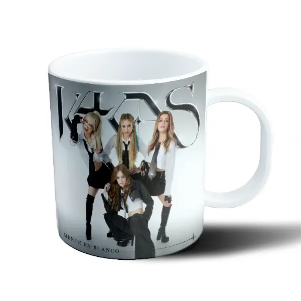 Taza de Plástico K4OS Completamente en Blanco
