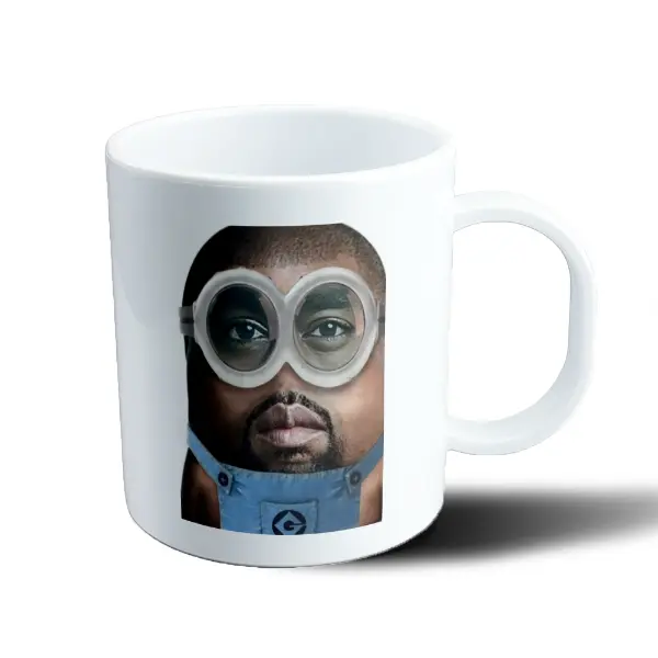 Taza de Plástico Kanye West Minion Meme