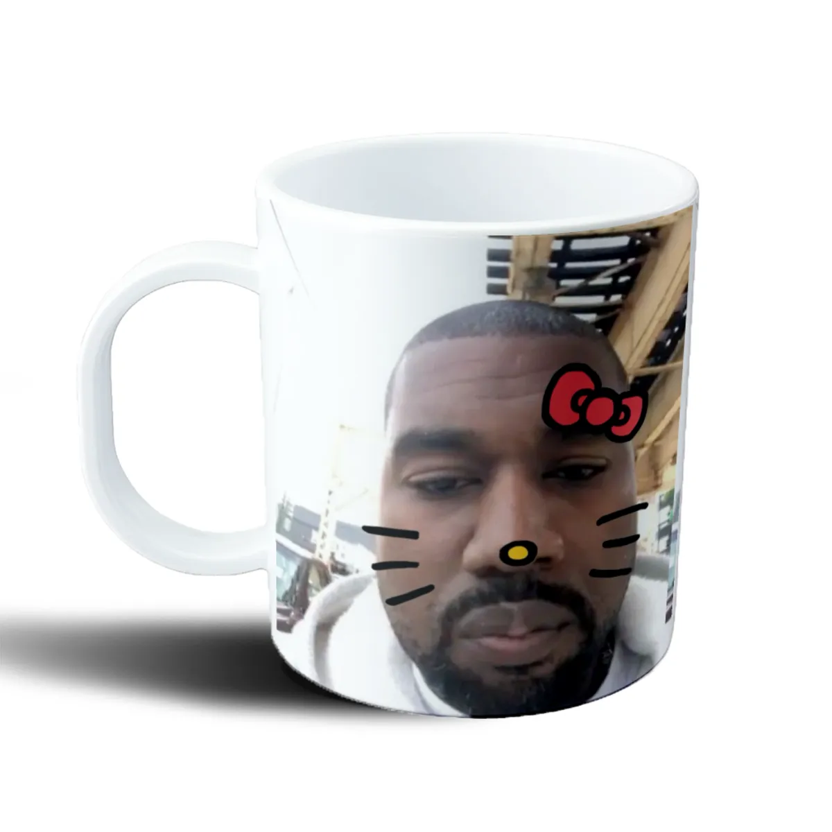 Taza de Plástico Kanye West Hello Kitty - vista 2