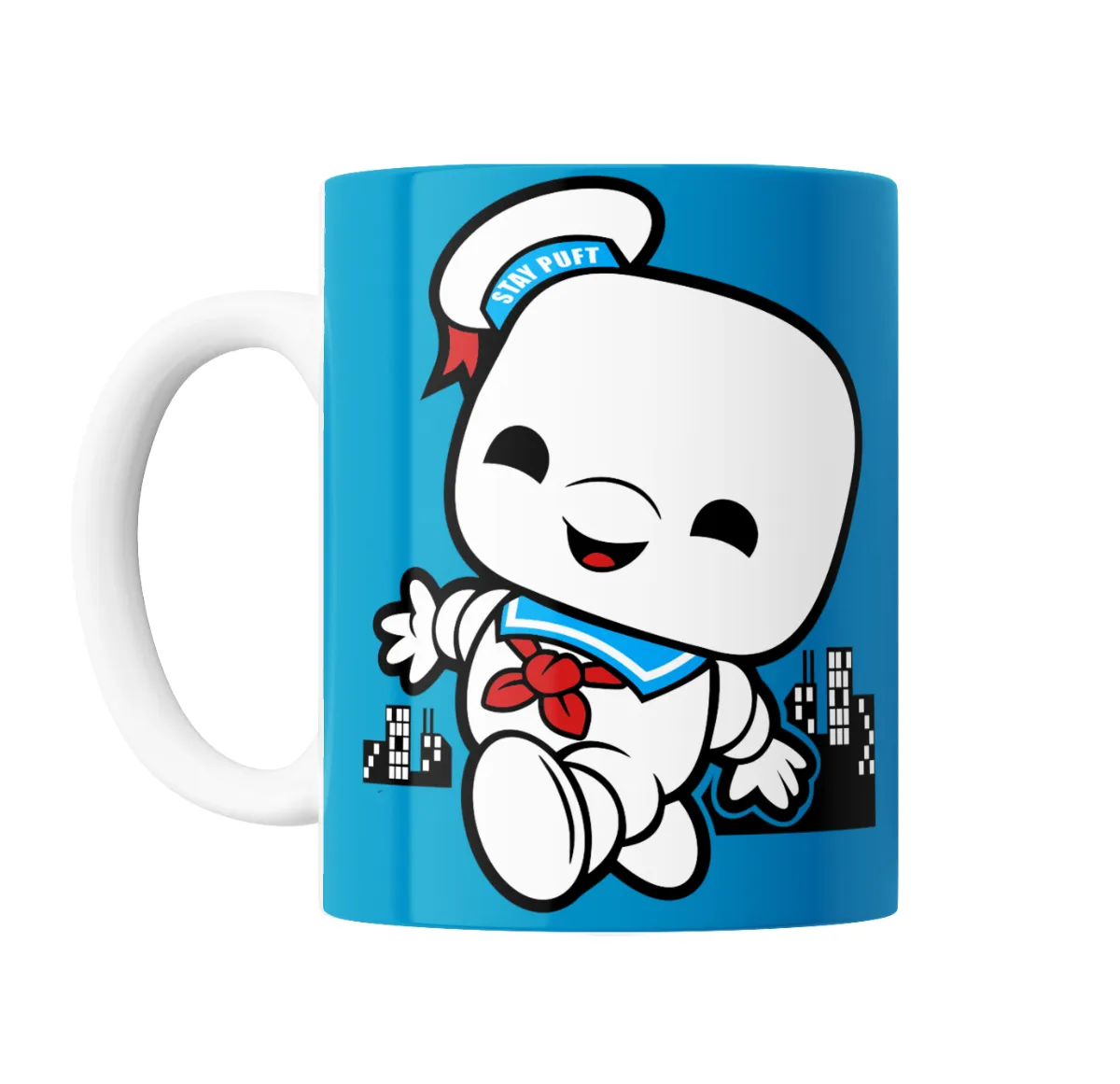 Taza de Cerámica Cazafantasmas Stay Puft Marshmallow Kawaii - vista 2