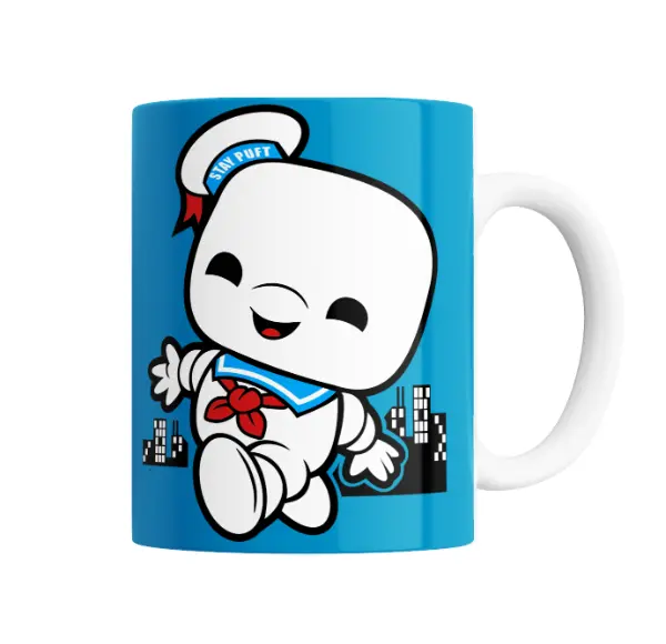 Taza de Cerámica Cazafantasmas Stay Puft Marshmallow Kawaii