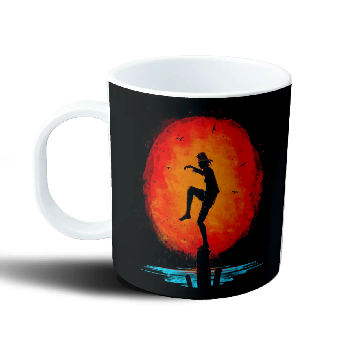 Taza de Plástico Karate Kid Daniel San Equilibrio al Atardecer - vista 2