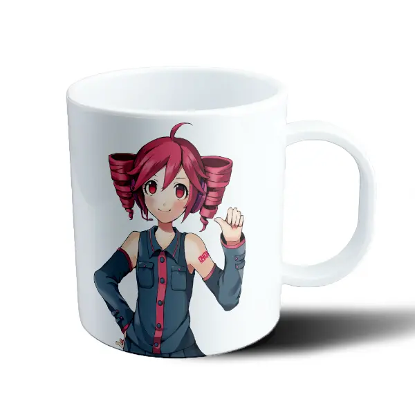 Taza de Plástico Kasane Teto Pose Sonriente