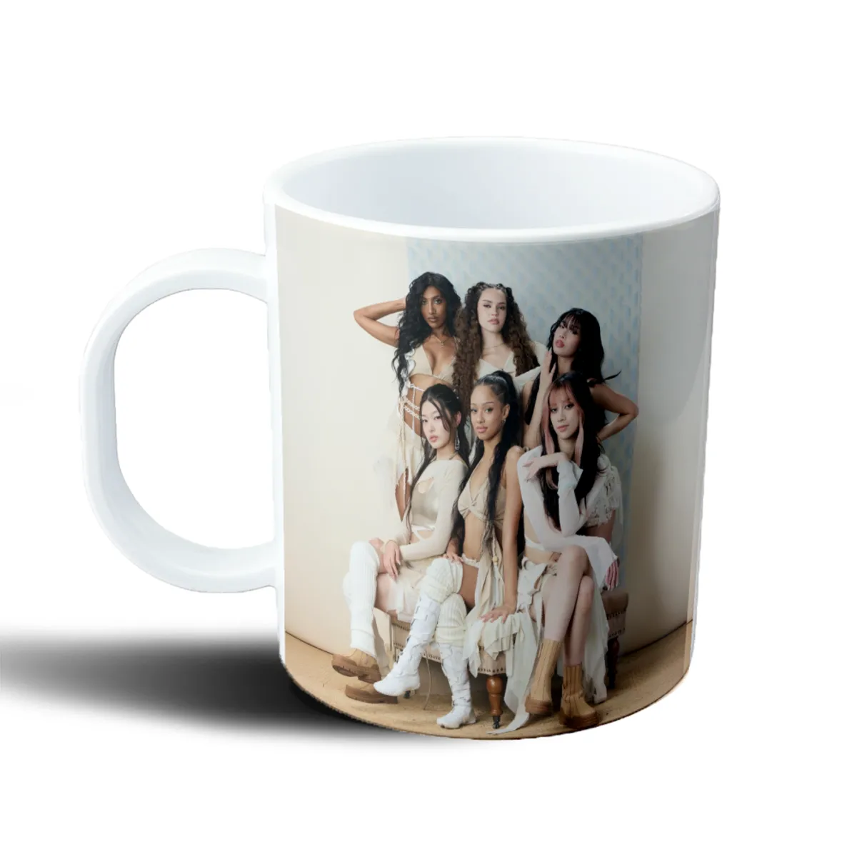 Taza de Plástico Katseye Grupo Foto Grupal - vista 2