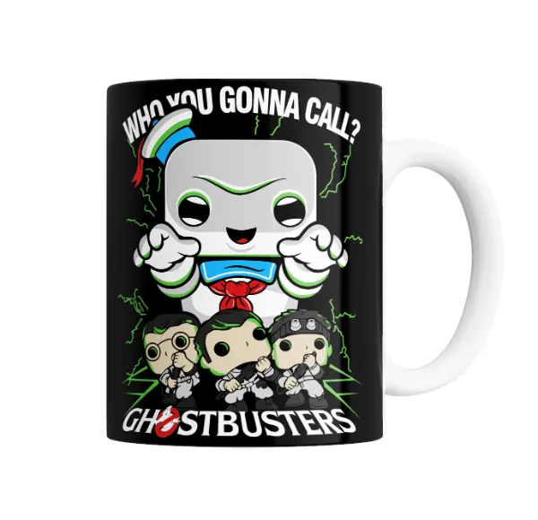 Taza de Cerámica Cazafantasmas Stay Puft Marshmallow Man y los Cazafantasmas