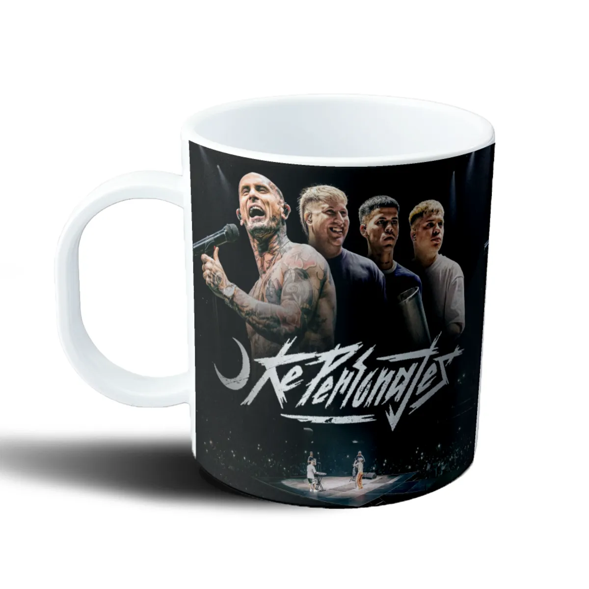 Taza de Plástico Ke Personajes Integrantes en Concierto - vista 2