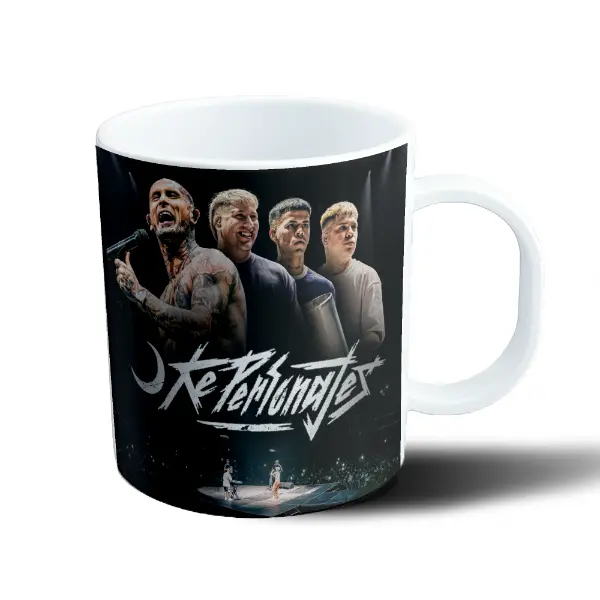 Taza de Plástico Ke Personajes Integrantes en Concierto