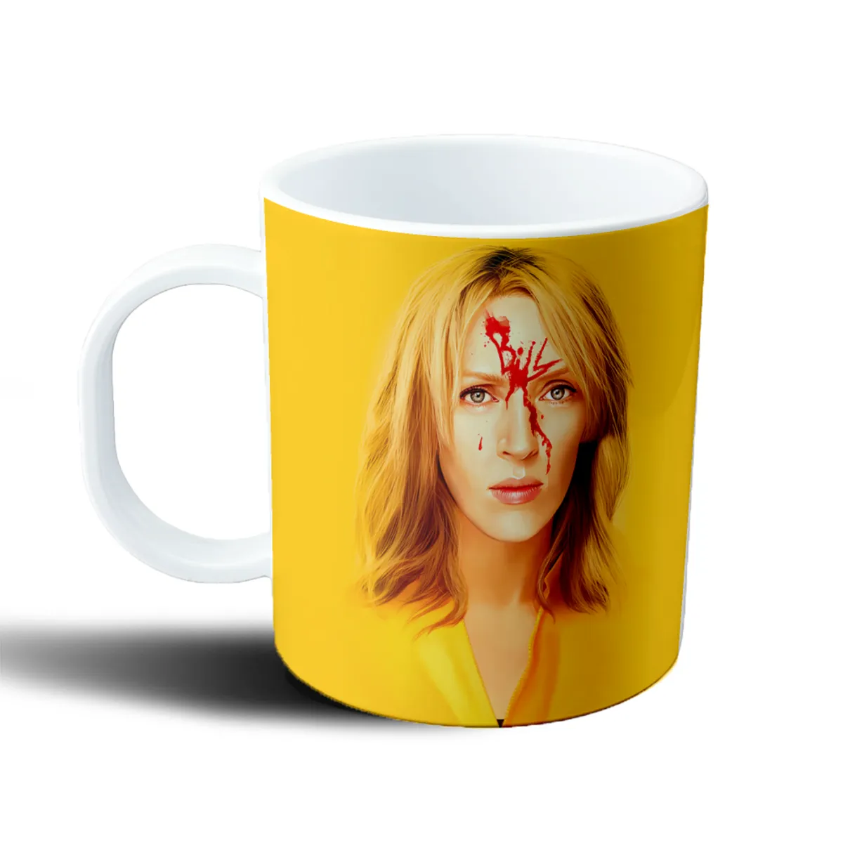 Taza de Plástico Kill Bill La Novia Sangre Amarillo - vista 2