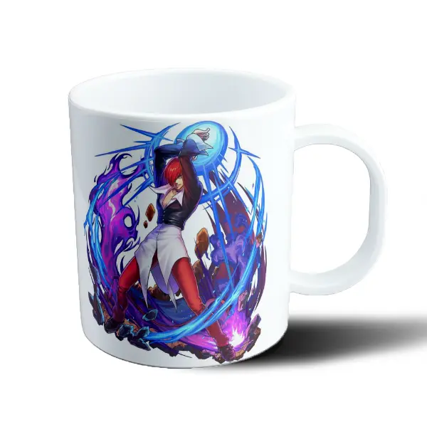 Taza de Plástico King of Fighters Iori Yagami