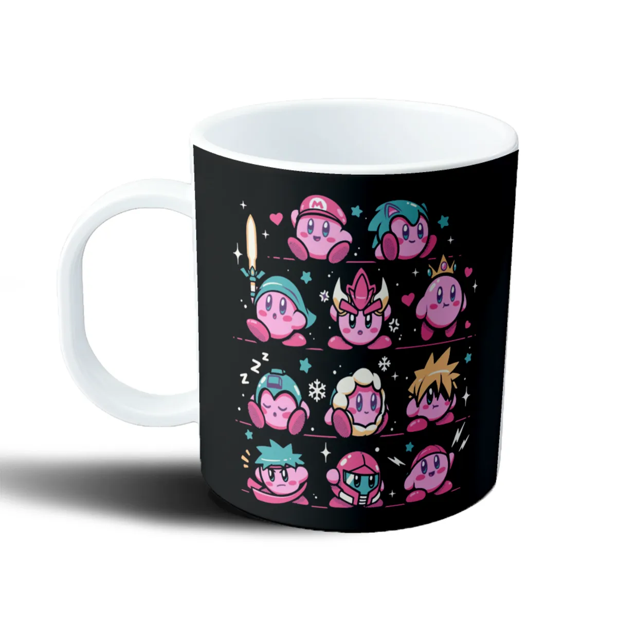 Taza de Plástico Kirby Disfraces Mario Link Peach - vista 2