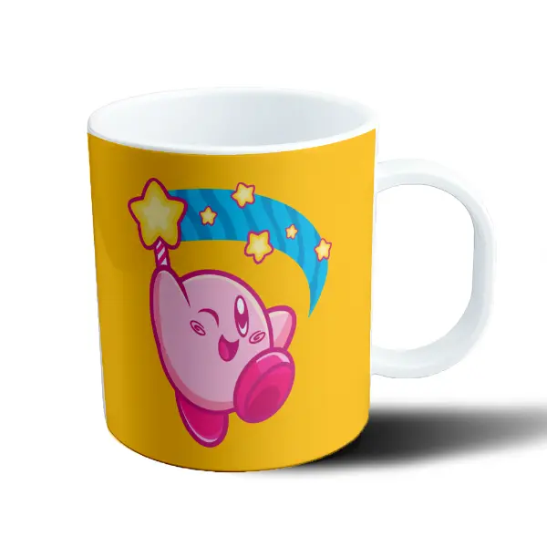 Taza de Plástico Kirby Guiño Estrellas