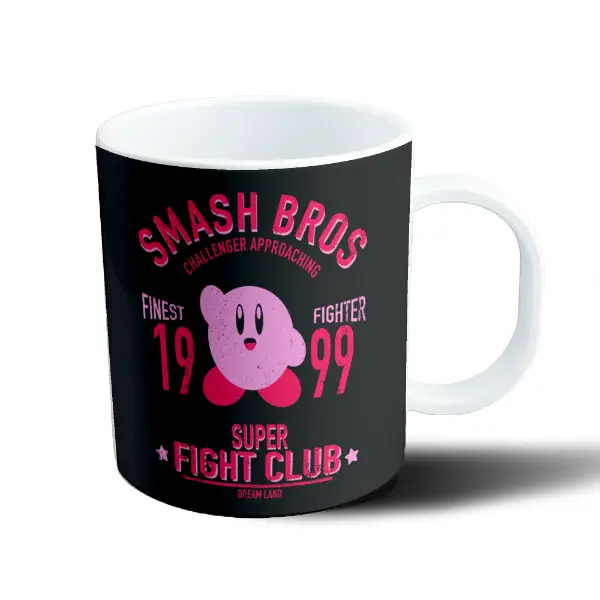 Taza de Plástico Kirby Smash Bros Super Fight Club