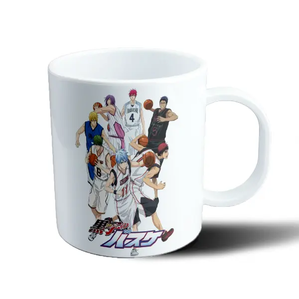 Taza de Plástico Kuroko No Basket Equipo Seirin y Generación de los Milagros