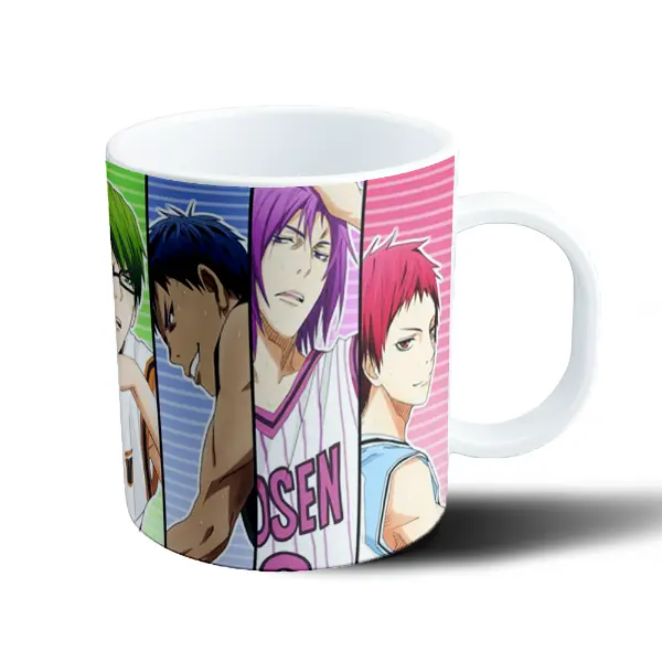 Taza de Plástico Kuroko No Basket Equipo Rakuzan y Seirin