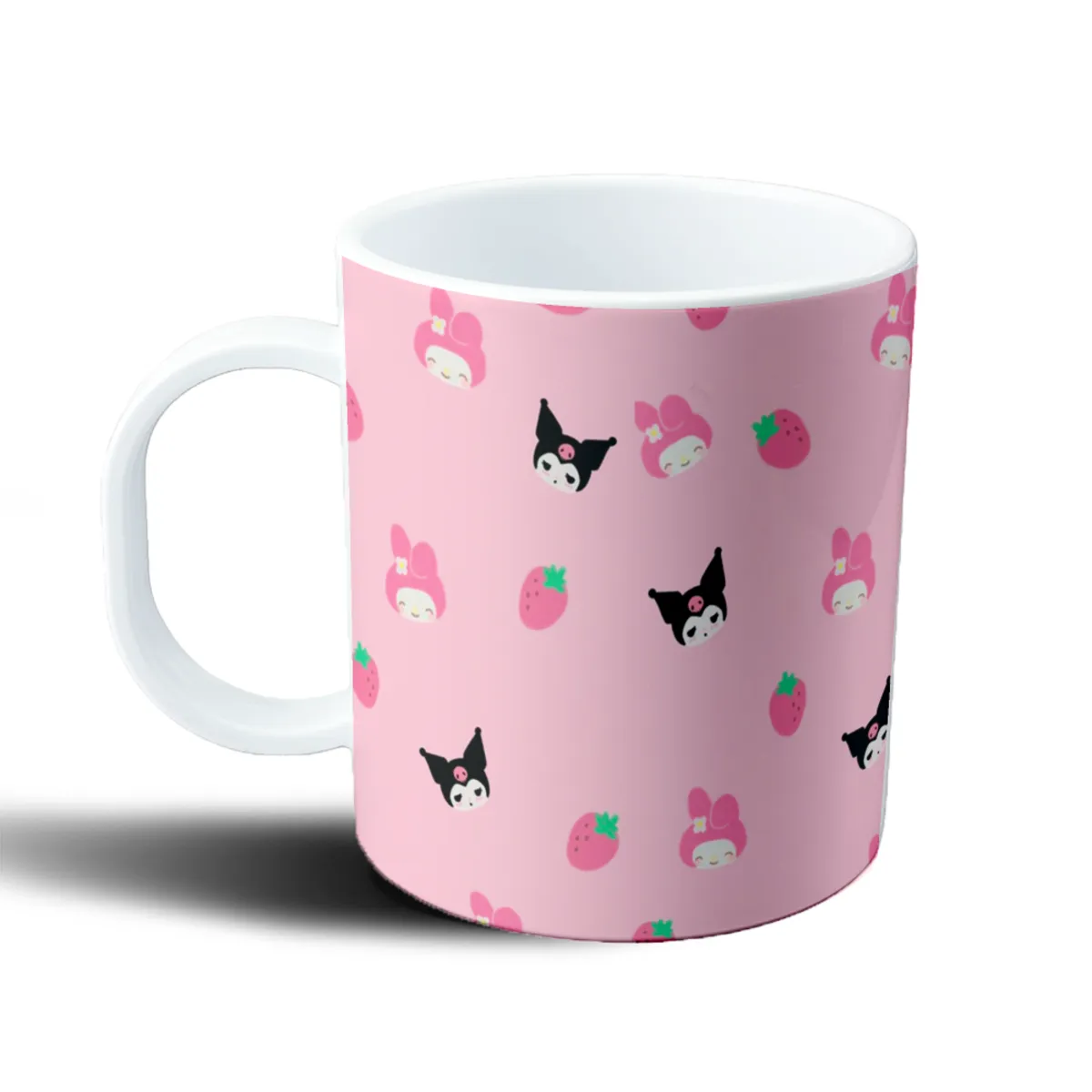 Taza de Plástico Kuromi y My Melody Fresas - vista 2