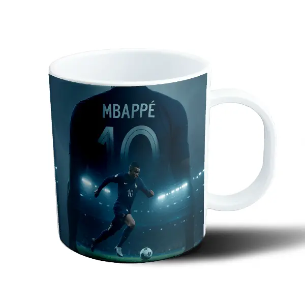 Taza de Plástico Kylian Mbappé Selección Francia 10