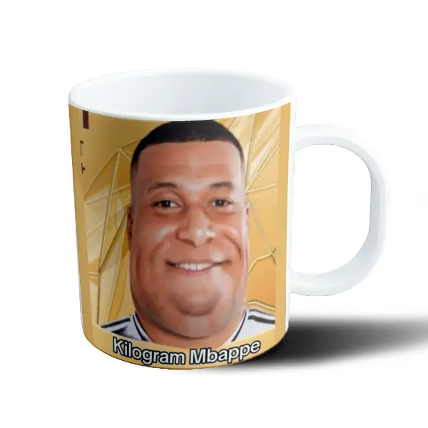 Taza de Plástico Kylian Mbappé Kilogram Meme