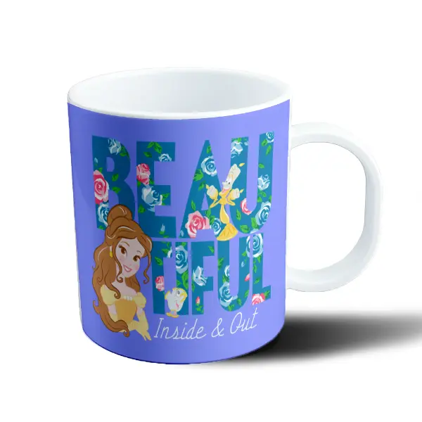 Taza de Plástico La Bella y La Bestia Beautiful Inside & Out