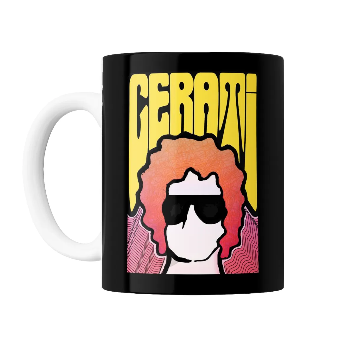 Taza de Cerámica Gustavo Cerati Retrato Pop - vista 2