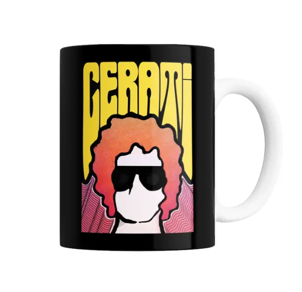 Taza de Cerámica Gustavo Cerati Retrato Pop