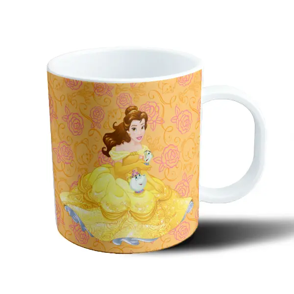 Taza de Plástico La Bella y La Bestia Bella con Mrs. Potts y Chip