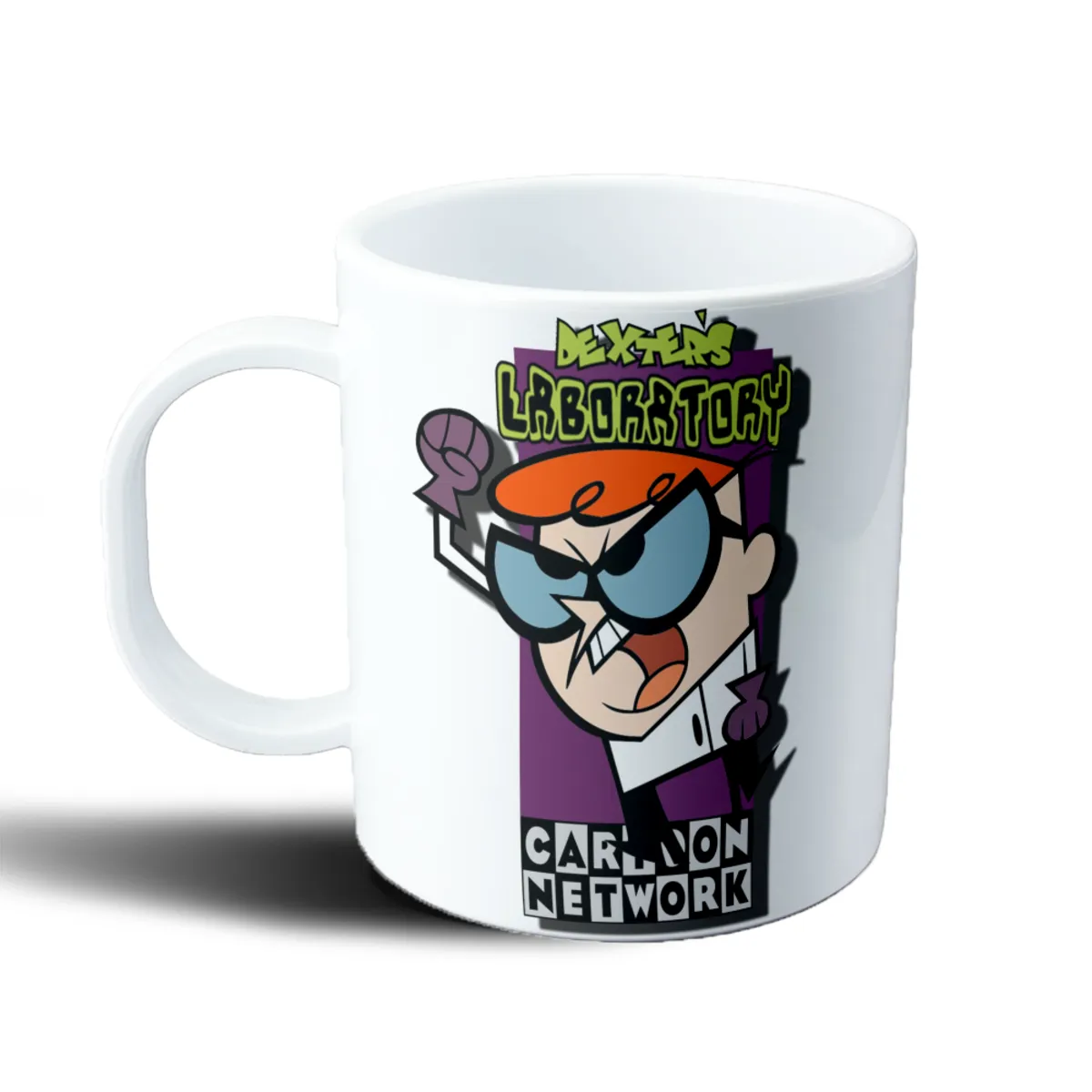 Taza de Plástico Laboratorio de Dexter Dexter Enojado - vista 2