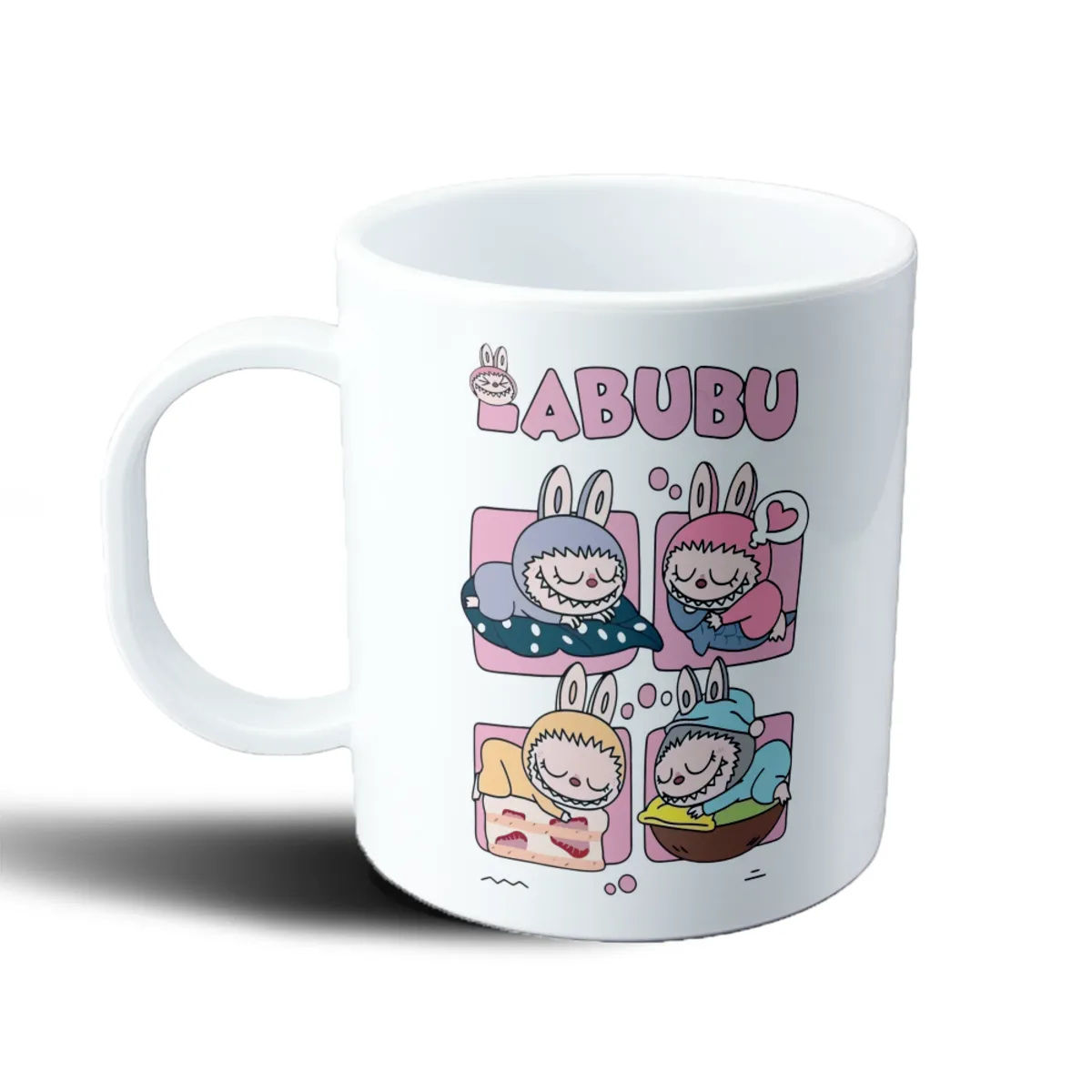 Taza de Plástico Labubu Durmiendo en Cuatro Escenas - vista 2