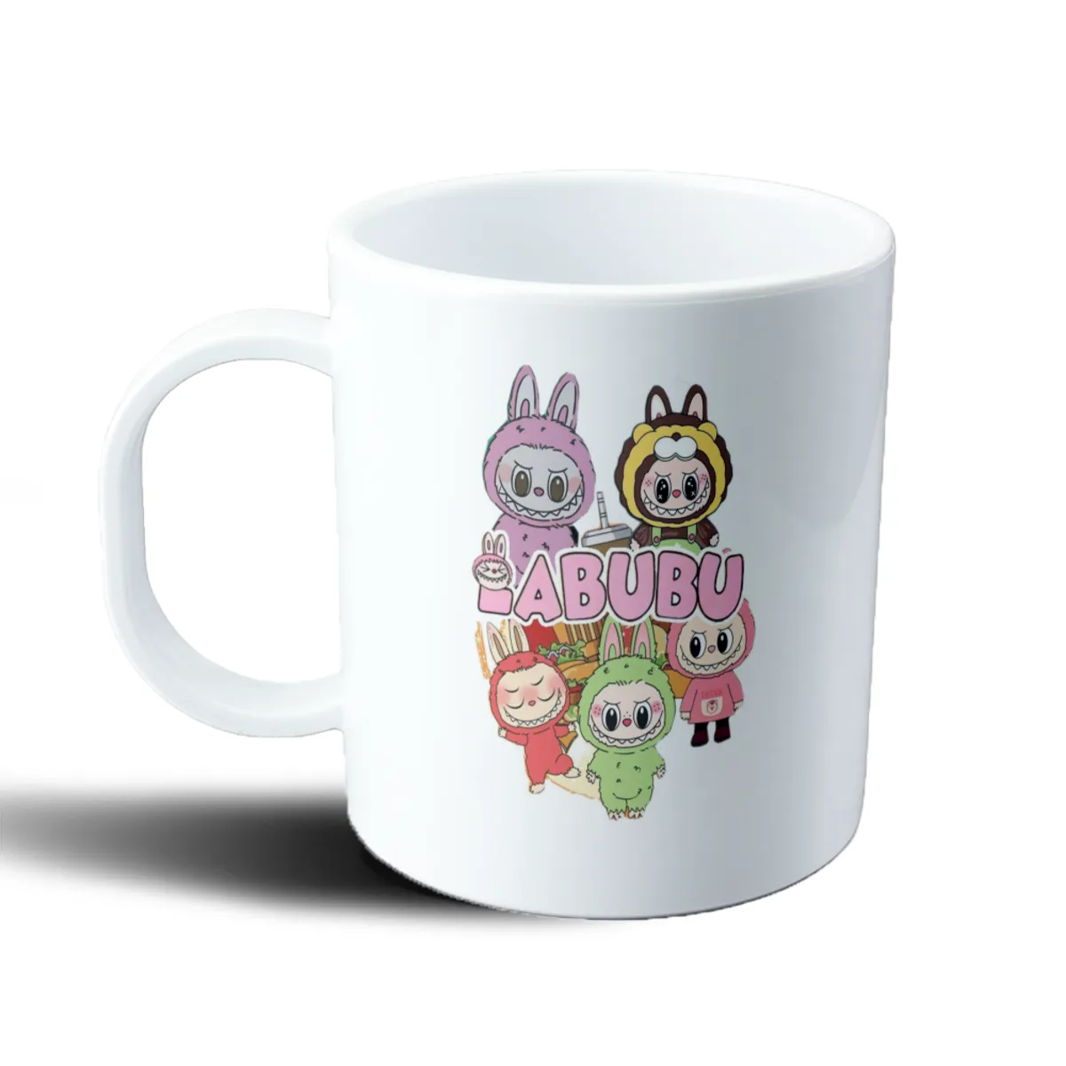 Taza de Plástico Labubu Familia de Colores - vista 2