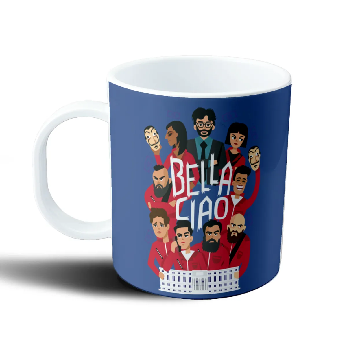 Taza de Plástico La Casa de Papel Bella Ciao Profesor y Equipo - vista 2