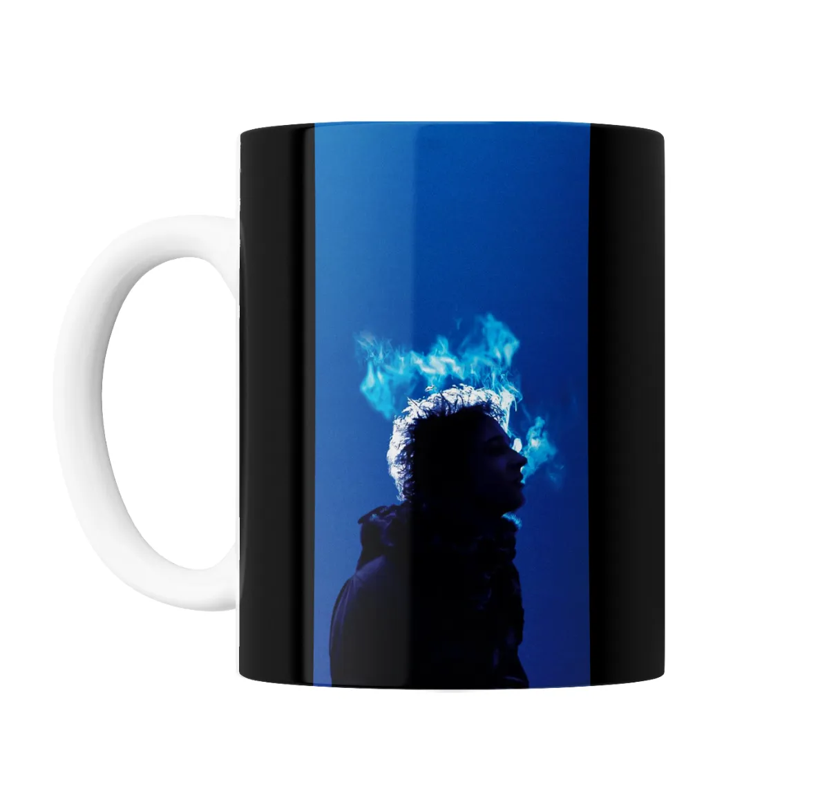 Taza de Cerámica Cerati Fuego Azul - vista 2