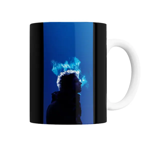 Taza de Cerámica Cerati Fuego Azul
