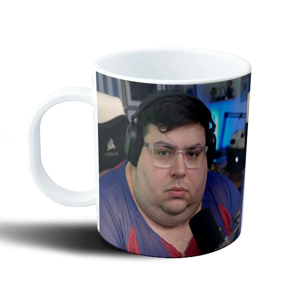 Taza de Plástico La Cobra Streamer con Auriculares - vista 2